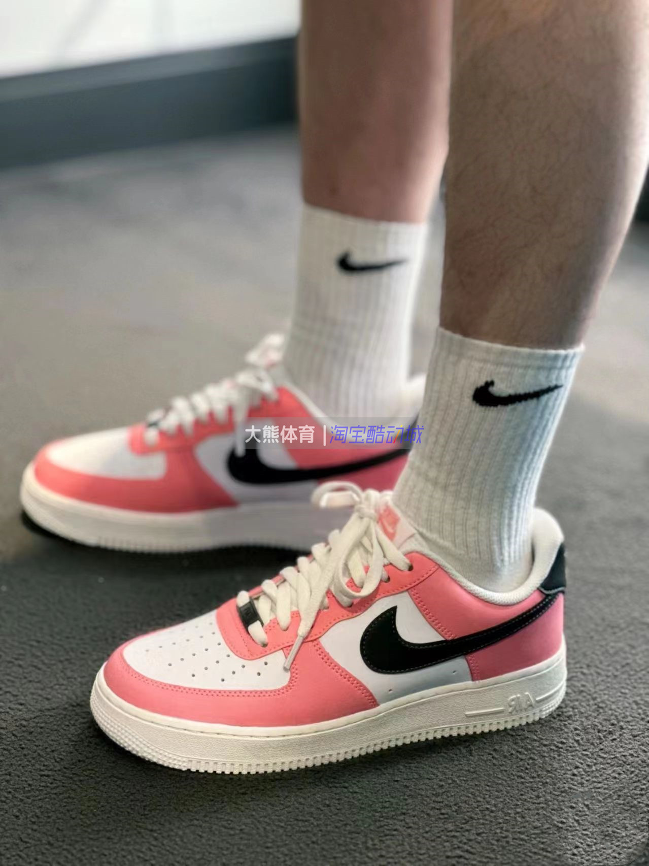 Nike Air Force 1 AF1情人节限定空军一号复古低帮板鞋FQ6850-621 - 图0