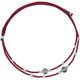Red rope anklet for women sterling silver 2024 new style trendy animal year