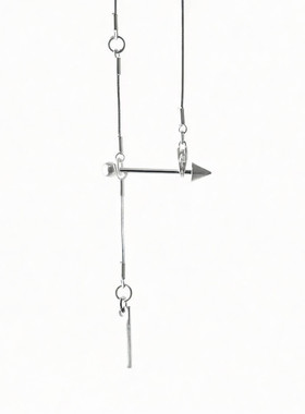 diy项链配件螺丝旋钮可拆卸翡翠珍珠珠子空托吊坠项链