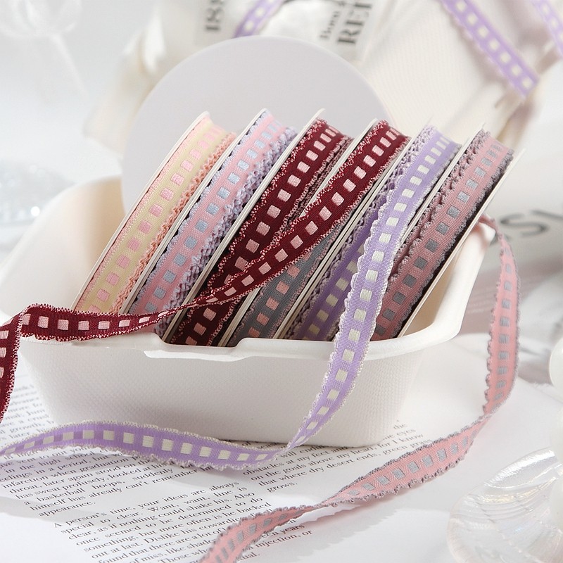 diy蝴蝶结发夹制作跳点花边格子织带手工礼盒饰品花束包装丝带,淘宝优惠券,粉丝福利购,淘宝优惠卷