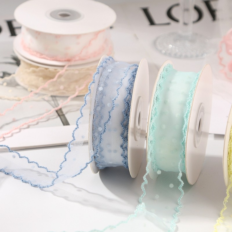 花边波浪蕾丝绒点网纱织带衣服裙边辅料头饰DIY蝴蝶结制作材料带,淘宝优惠券,粉丝福利购,淘宝优惠卷
