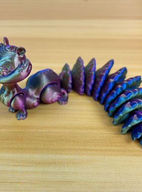 3d手办松鼠桌面潮玩摆件PLA可爱