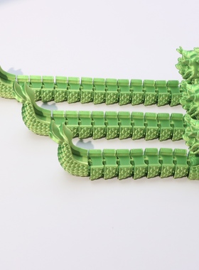 3d打印桌面龙模型PLA关节龙端午