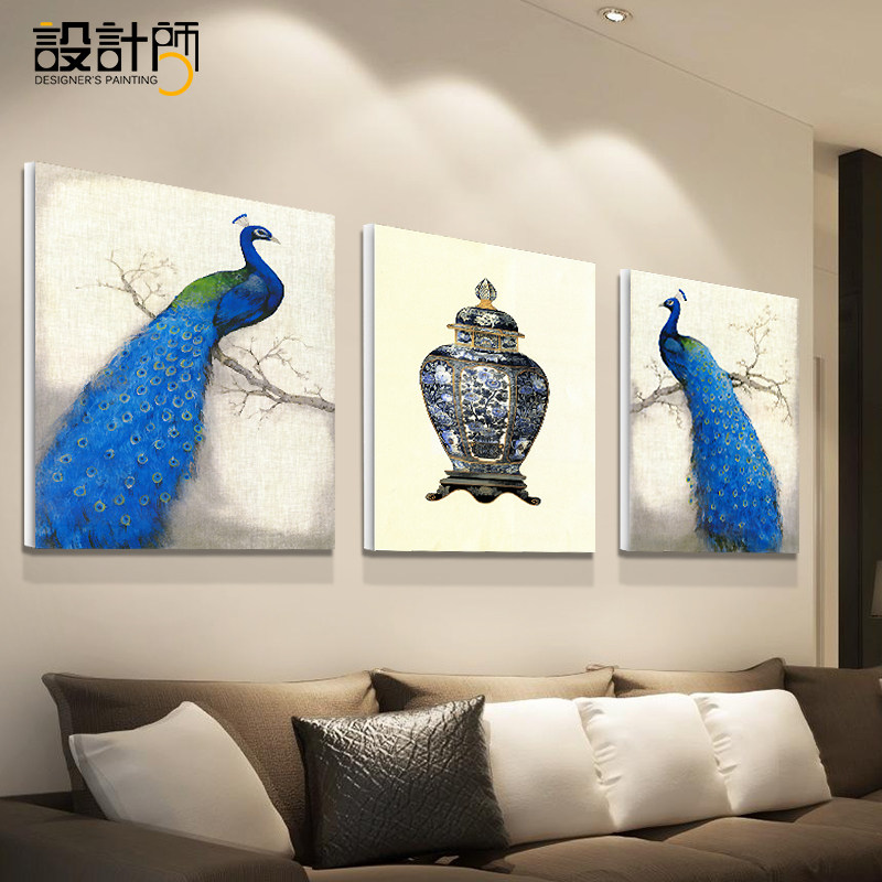 现代简约客厅沙发背景墙装饰画壁画墙画卧室餐厅无框画三联画挂画,淘宝优惠券,粉丝福利购,淘宝优惠卷