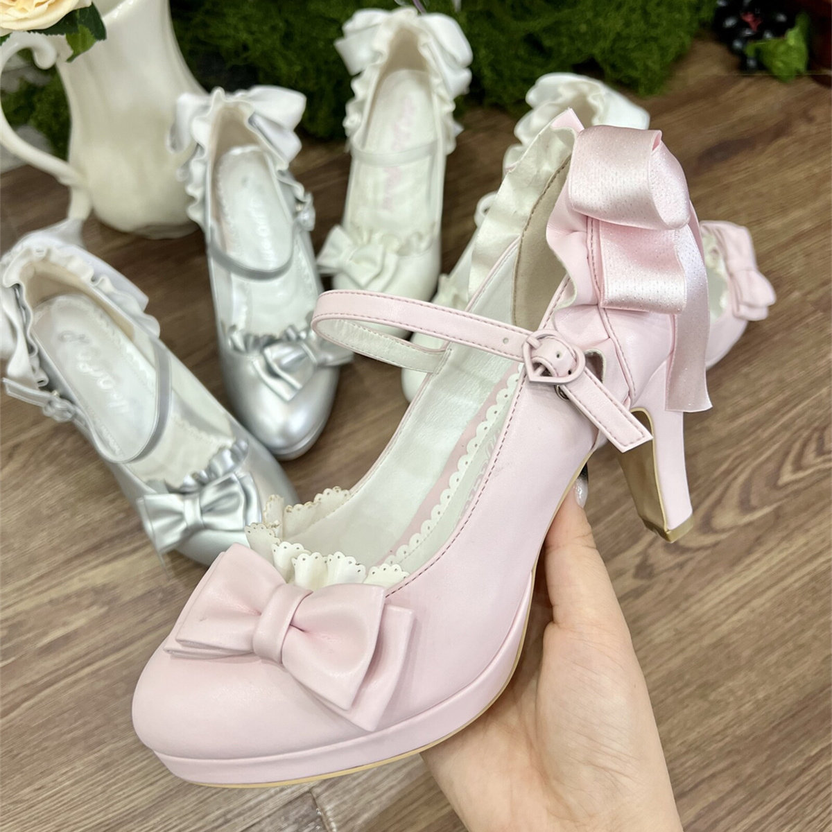 现货丨人偶花嫁丨优雅高跟Lolita鞋小尖圆头cla女鞋,淘宝优惠券,粉丝福利购,淘宝优惠卷