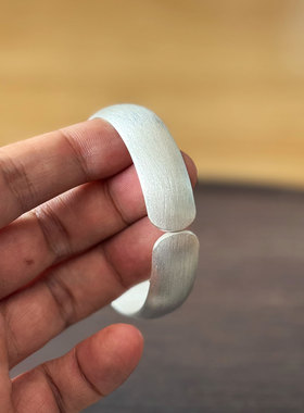 足银999纯银手镯女款古法