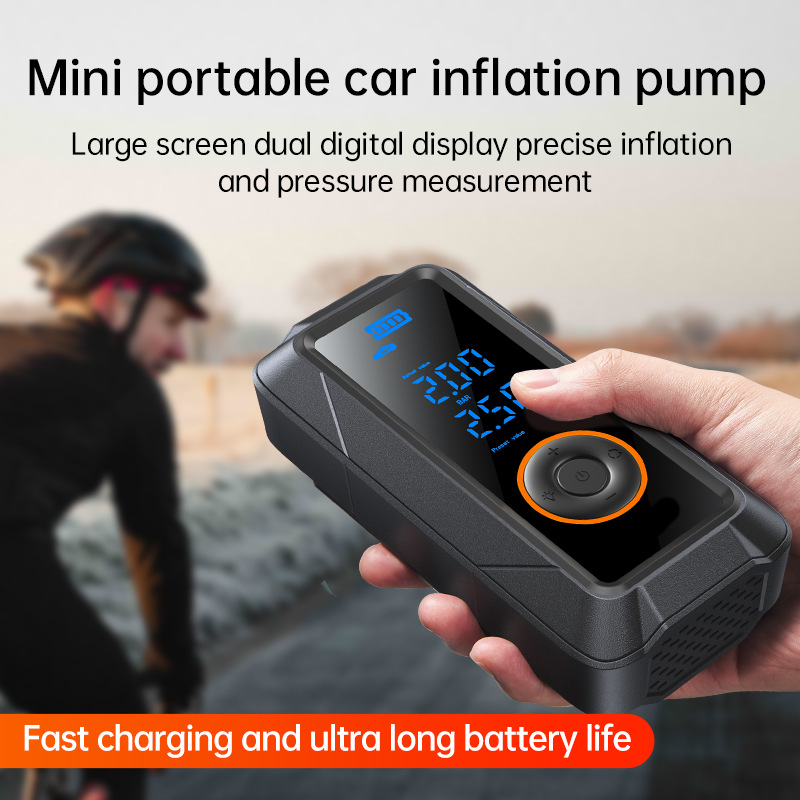 Car Air Pump Wireless Tire Inflator Air Compressor车载充气泵 - 图1