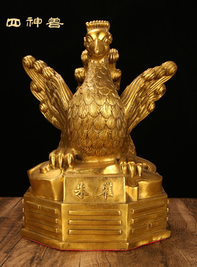 全黄铜四神兽玄关客厅保平安摆件
