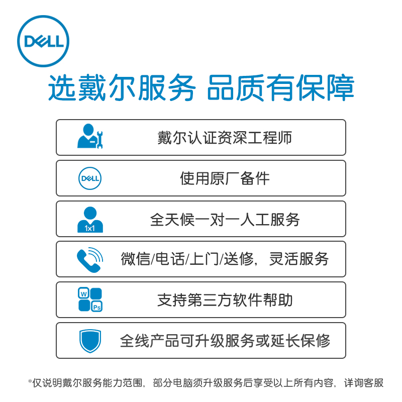 戴尔XPS台式机延长第4年24x7优先支持含上门保-图3