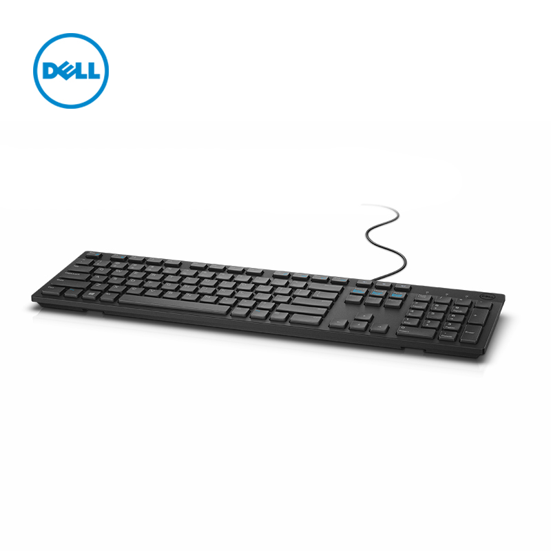 Dell/戴尔有线键盘鼠标套装USB台式笔记本办公游戏KB216数字键盘 - 图0