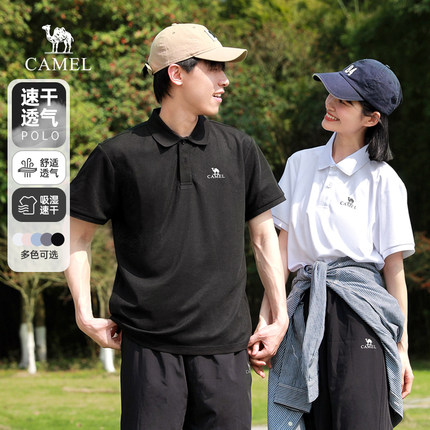 骆驼女装polo衫短袖夏季20