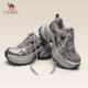 ເກີບ Camel ແມ່ຍິງ 2026 Summer ໃຫມ່ Retro Dad Shoes ແມ່ຍິງ sole ຫນາ sole ເກີບບາດເຈັບແລະ versatile ເກີບກິລາກາງແຈ້ງ