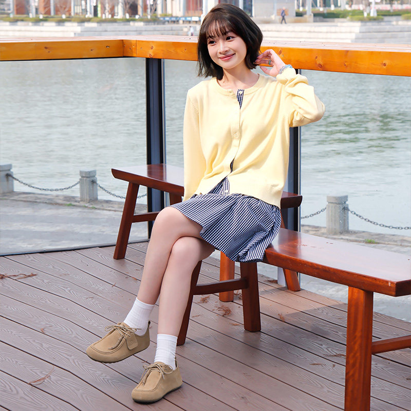 骆驼女鞋2025秋冬女时尚百搭增高深口单鞋袋鼠鞋一脚蹬休闲鞋,淘宝优惠券,粉丝福利购,淘宝优惠卷