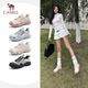 Wang Junkai's same style camel women's shoes 2025 spring and summer ugly shoes mesh sports outdoor hiking shoes