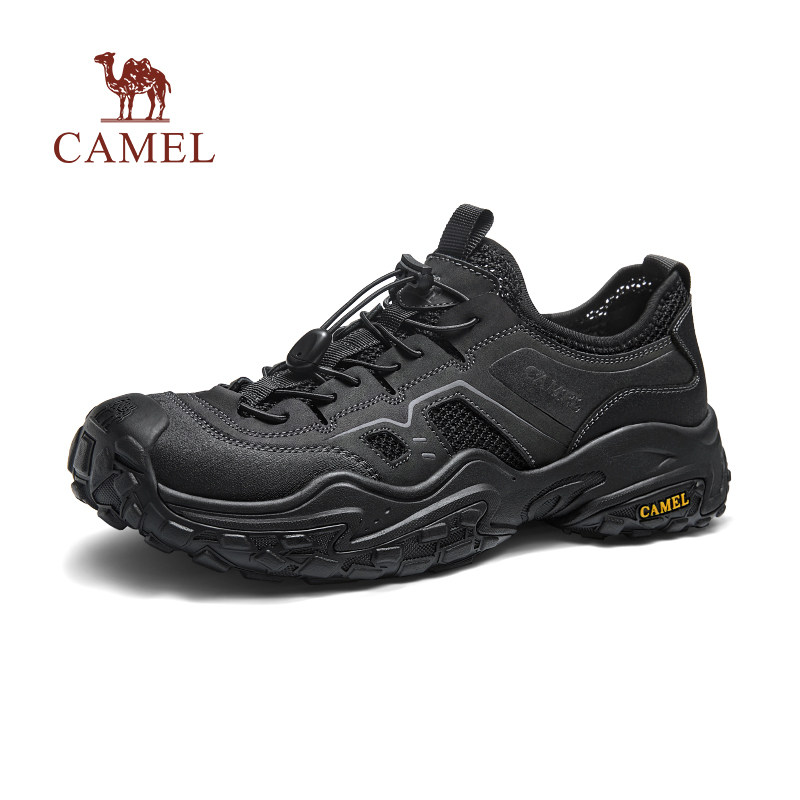 骆驼男鞋2025冬季新款网面休闲户外徒步鞋男士时尚运动登山鞋,淘宝优惠券,粉丝福利购,淘宝优惠卷