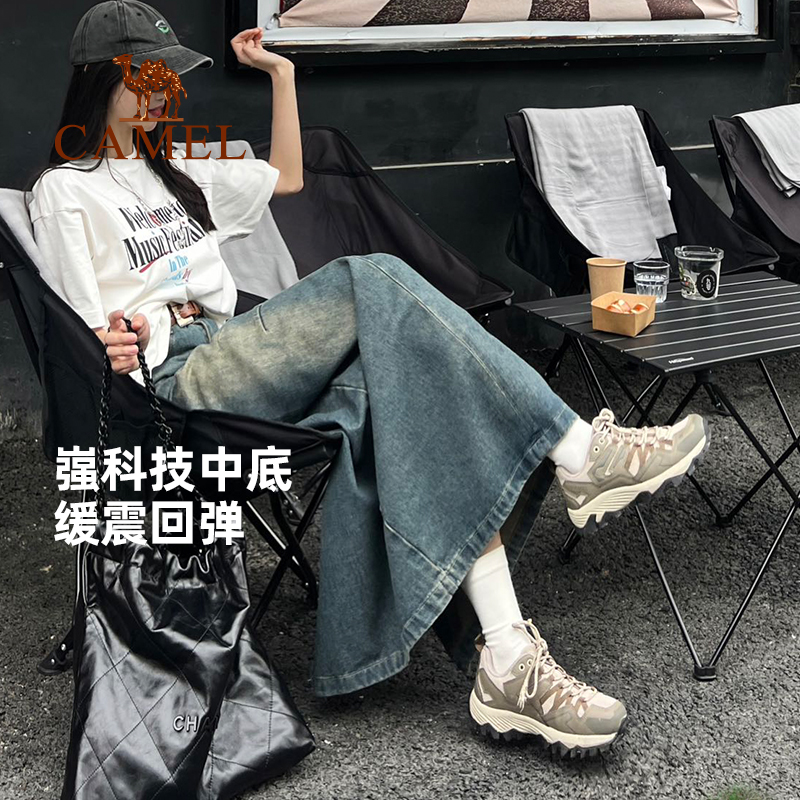 骆驼昆仑登山鞋男女款2024春夏专业徒步运动鞋百搭耐磨户外休闲鞋 - 图3