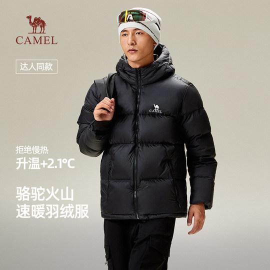 Camel casual daily men's down jacket