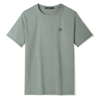 骆驼休闲骆驼男装短袖t恤