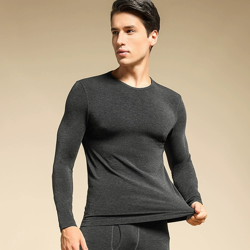 Мужское удерживающее тепло демисезонное приятное телу нижнее белье для влюбленных, облегающий крой