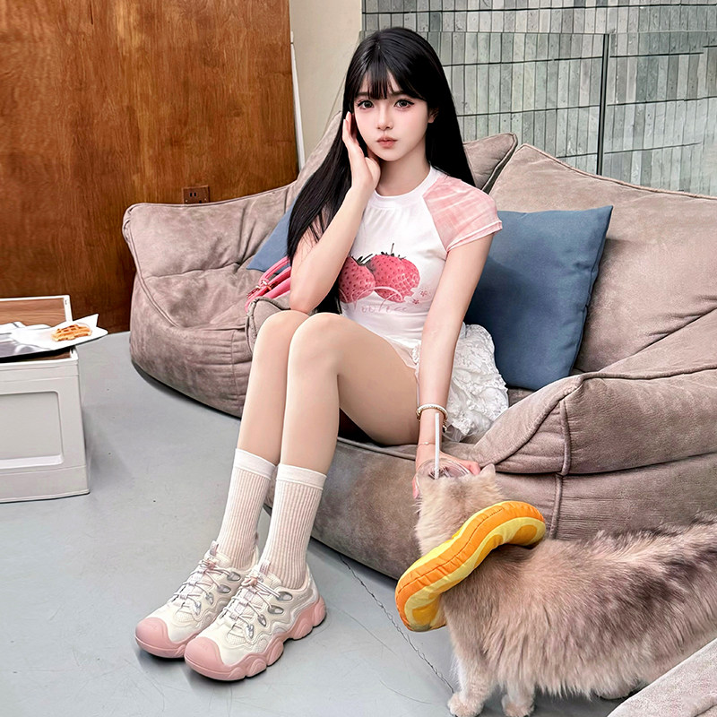 骆驼女鞋2025秋冬丑萌鞋休闲户外运动鞋登山鞋厚底老爹鞋,淘宝优惠券,粉丝福利购,淘宝优惠卷