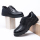 Men's genuine leather lace up camel commuting shoes