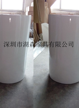 白色户外绿植商场防水花器