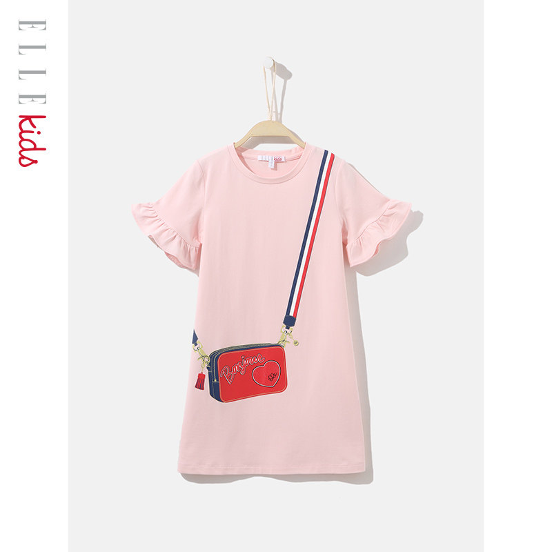 elle kids童装女童连衣裙夏季新款 ellekids连衣裙