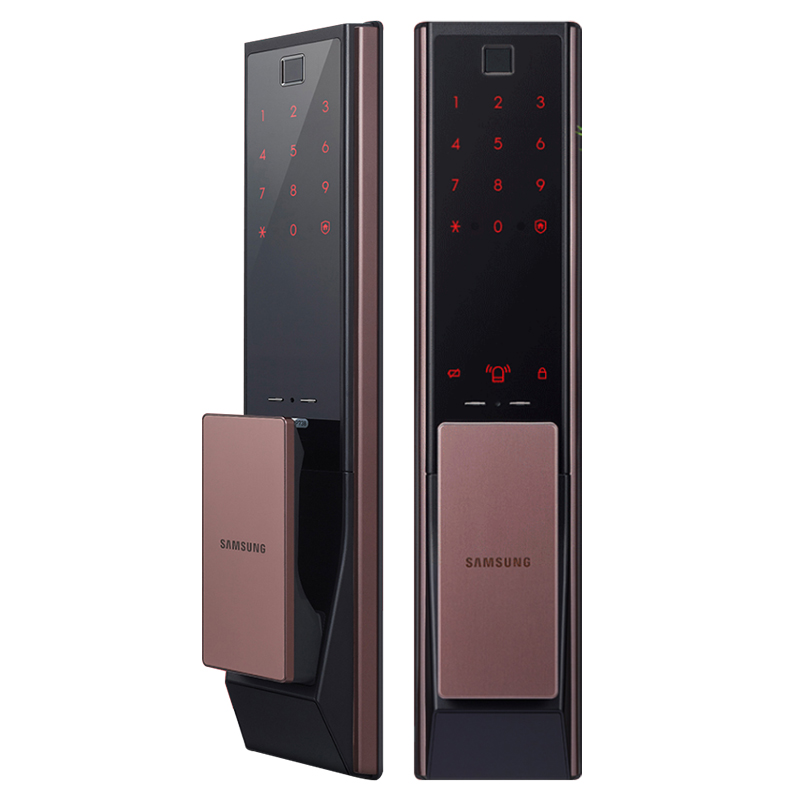 三星博创福兴科专卖店三星指纹锁SHP-DP738电子门锁蓝牙智能门锁密码锁防盗门智能锁指纹电子锁3