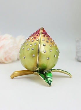 珐琅彩工艺水果生日礼物摆件
