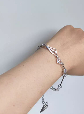 【夏以昼生日】云朵飞机手链手围14~19可调二次元衍生印象饰品