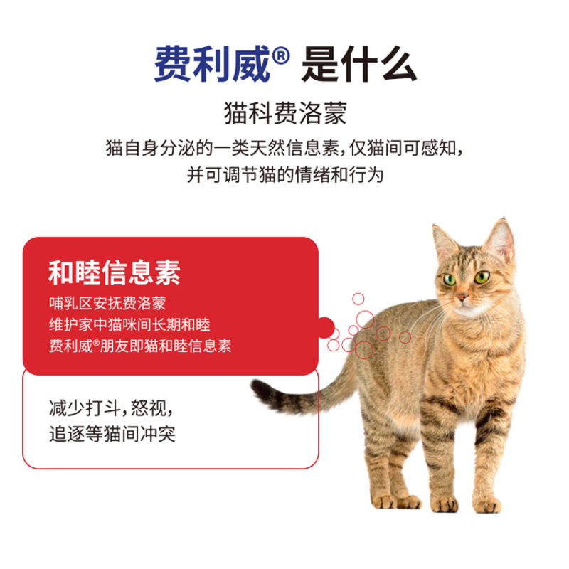 猫用费利威费洛蒙经典补充液猫咪情绪安抚补充液防止乱尿48ML-图1