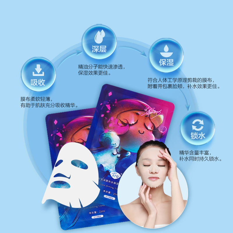 阿芙官方旗舰店【购物即送精华资格】阿芙badgirl精油面膜深层补水保湿睡眠清洁1