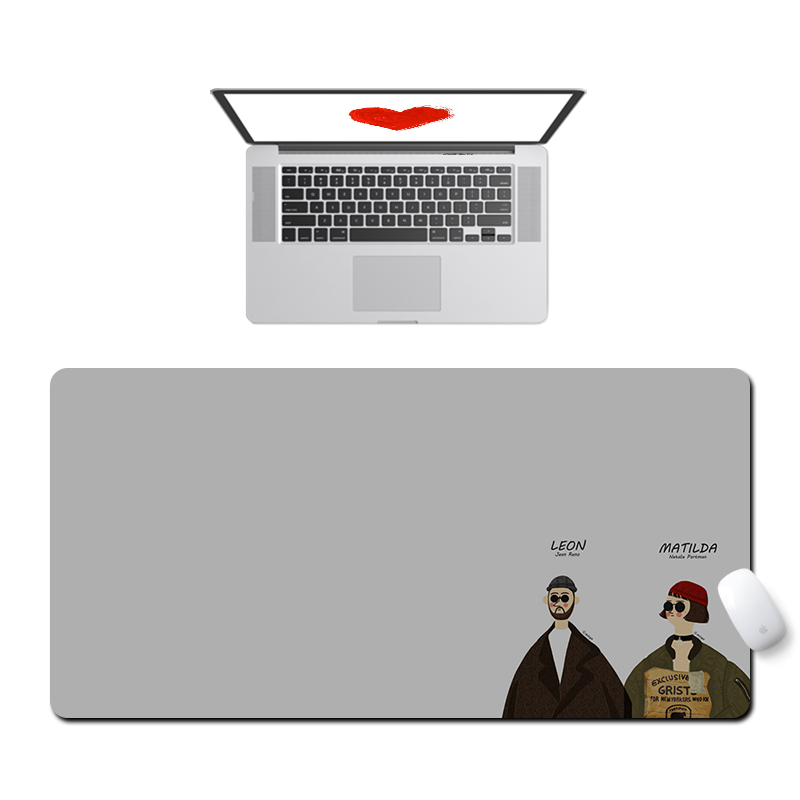 leon鼠标垫这个杀手不太冷超大笔记本电脑垫桌垫滑鼠垫天然橡胶
