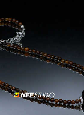 虎眼石串珠男天然虎眼石串珠