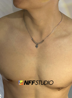 钛钢钛钢锁骨链男女通用