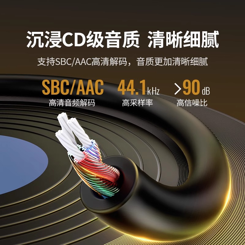 绿联aux车载蓝牙接收器usb转3.5音响免提电话外置通用音频线适配 - 图3