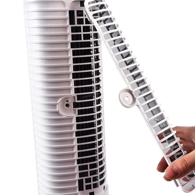 艾美特无叶ft47r-w黑蓝遥控塔扇 艾美特瑞信泰电风扇