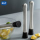 KLP food-grade bartending tool crushes ice and mashes fruit