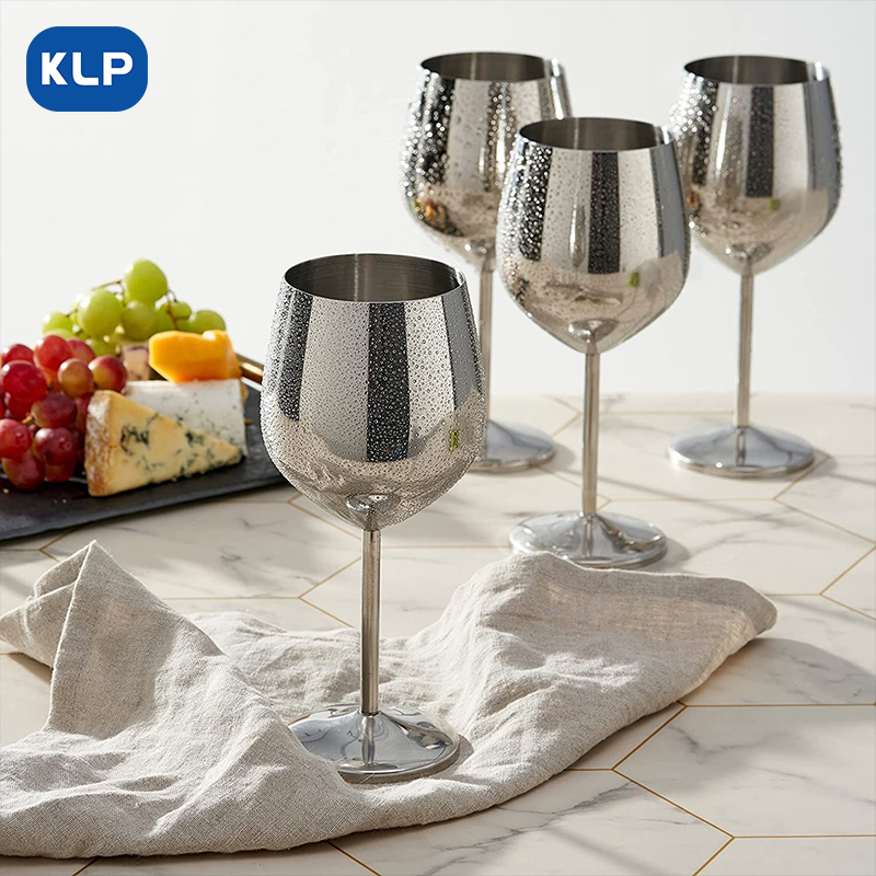 KLP凯力加304不锈钢高脚杯红酒杯餐厅ktv鸡尾酒香槟杯创意酒吧杯 - 图0