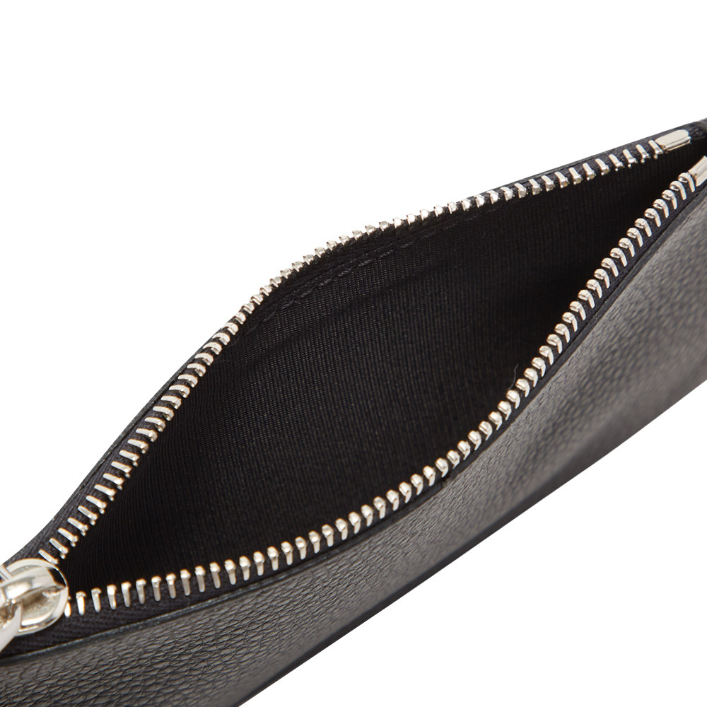 givenchy 2021冬黑色金属logo牛皮革 魅力惠买手折扣直营卡包