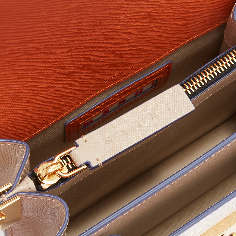 marni多色牛皮经典撞色女士风琴包 魅力惠买手折扣直营女士包袋