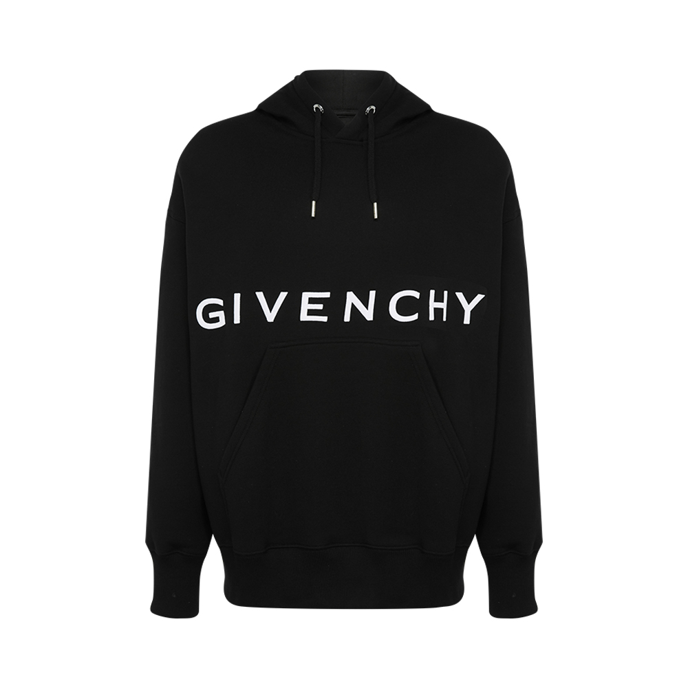 givenchy黑色全棉logo男士套头卫衣 魅力惠买手折扣直营卫衣
