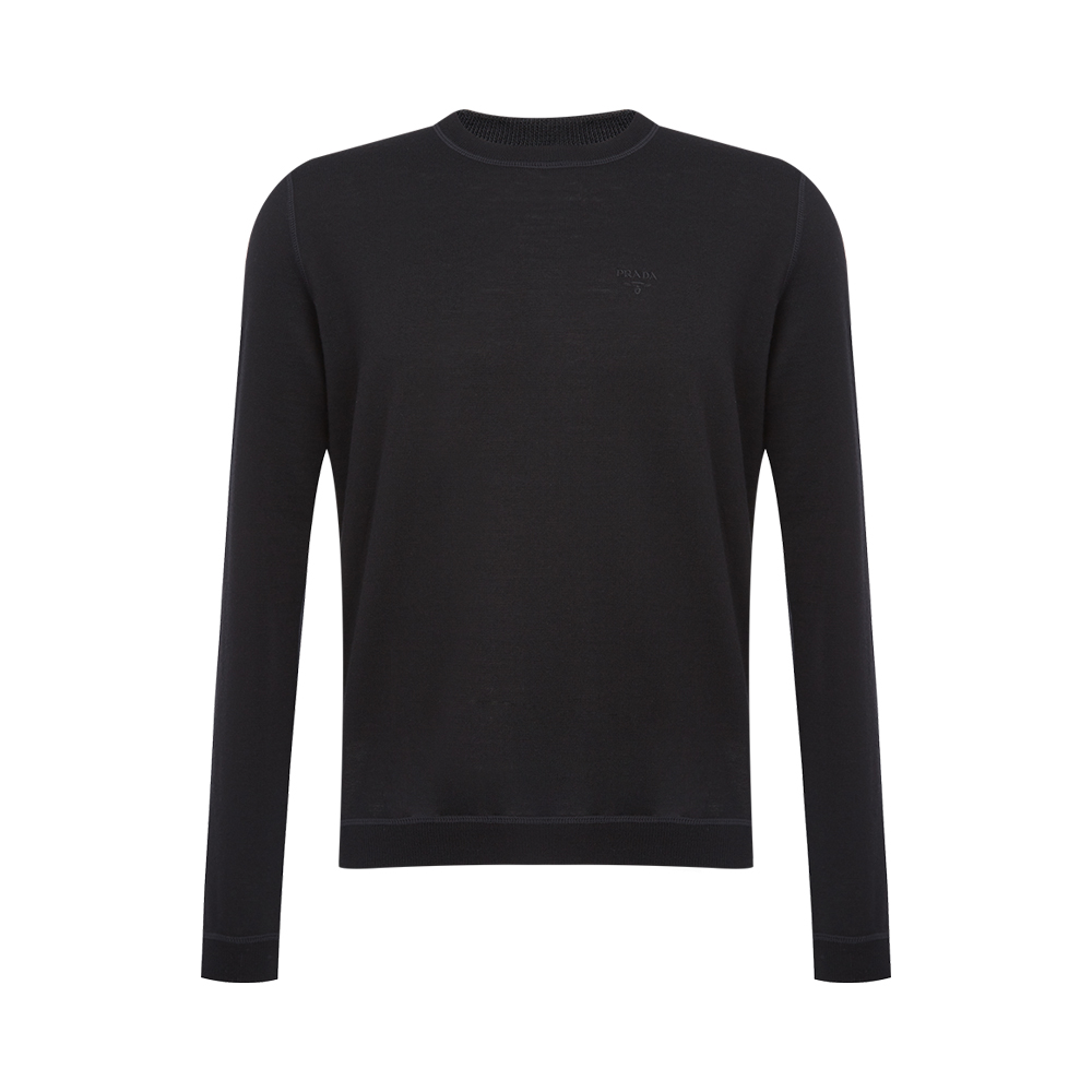 【预售】prada /普拉达黑色时尚毛衣 魅力惠买手折扣直营针织衫/毛衣
