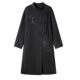 Black double-sided cashmere coat for women 2025 autumn and winter new mid-length retro embroidered mother's wool woolen coat