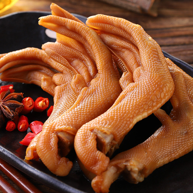 龙岩泡鸭爪香辣鸭掌卤味熟食下酒菜福建特产网红零食小吃休闲食品,淘宝优惠券,粉丝福利购,淘宝优惠卷
