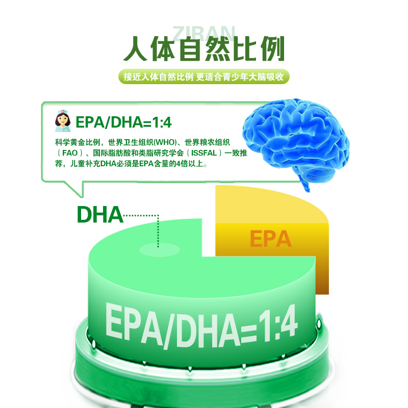 忘不了3a脑营养单盒装学生改善记忆考试补充DHAEPADPA 鱼油软胶囊 - 图2