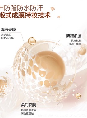 【麻薯小卷】dirovo蒂洛薇水晶气垫遮瑕控油持久不脱妆保湿粉底液