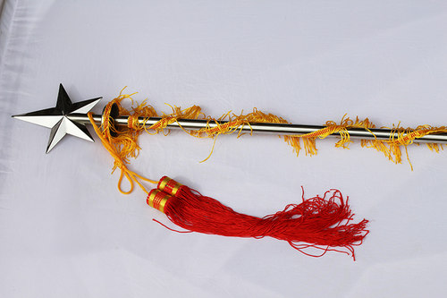 1.2米乐队金属指挥棒学校学生少先队鼓号队管乐队指挥旗子指挥令 - 图1