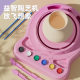 Handmade toy clay machine girl clay pot diy