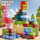 Strong magnetic cube geometric building blocks puzzle